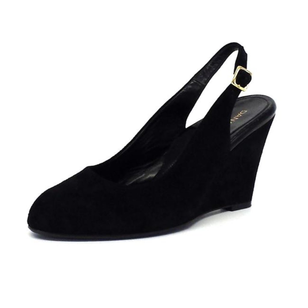 Dana Davis 'Cervinia' Slingback Wedge Heels